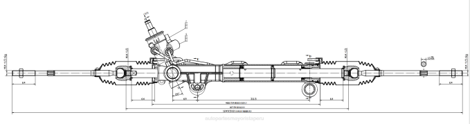 Repuestos De Motos Lima Peru cremallera de dirección asistida 26079913 2V4B2713 BUICK