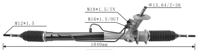 Repuestos De Auto Cerca De Mi cremallera de dirección asistida 96425094 96535302 96535297 2V4B2710 CHEVROLET