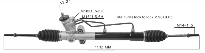 Repuestos De Auto Cerca De Mi cremallera de dirección asistida 96442387 96384060 2V4B2692 CHEVROLET