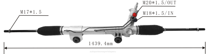 Repuestos De Auto La Plata cremallera de dirección asistida 55366-383ad-ae 2V4B2783 DODGE/CHRYSLER