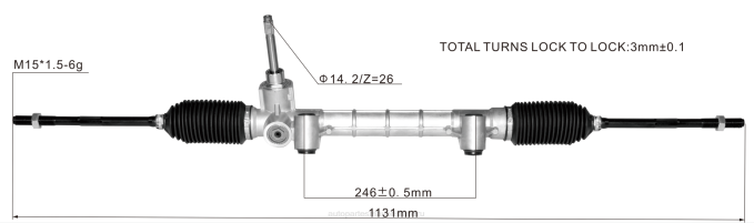 Repuestos De Motos Perú cremallera de dirección asistida 68543684aa 52158008 2V4B2793 DODGE/CHRYSLER