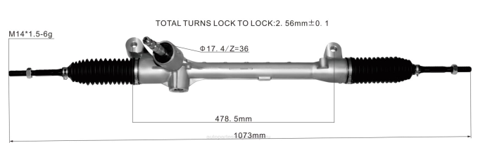 Repuestos De Motos Al Mayor Peru Cremallera de dirección asistida 53400-t5r-a01 2V4B2849 HONDA