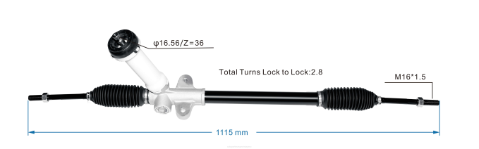 Repuestos De Auto La Plata Cremallera de dirección asistida 56500-2k000 565002k001 2V4B2729 HYUNDAI/KIA