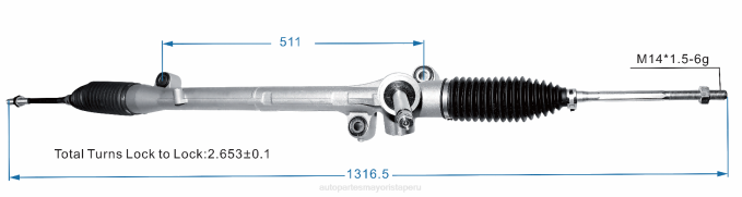 Repuestos De Auto La Plata cremallera de dirección asistida k011-32-110m 2V4B2648 MAZDA