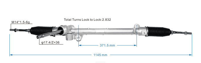 Repuestos De Motos Perú Cremallera de dirección asistida belg-32-110a bcka-32-110a/b 2V4B2640 MAZDA