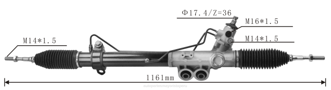 Repuestos De Auto Cerca De Mi cremallera de dirección asistida 49001-4kd0a 49001-4kd1a 2V4B2566 NISSAN
