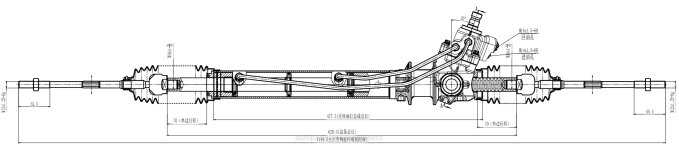 Repuestos De Motos Perú cremallera de dirección asistida 49001-99l005 2V4B2586 NISSAN