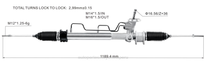 Repuestos De Motos Al Mayor Peru cremallera de dirección asistida pw891905 pw825852 2V4B2651 PROTON/PERODUA