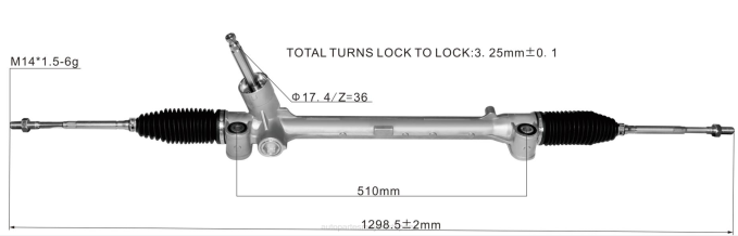 Repuestos Honda Motos Peru cremallera de dirección asistida jq201-005901 2V4B2617 SUZUKI