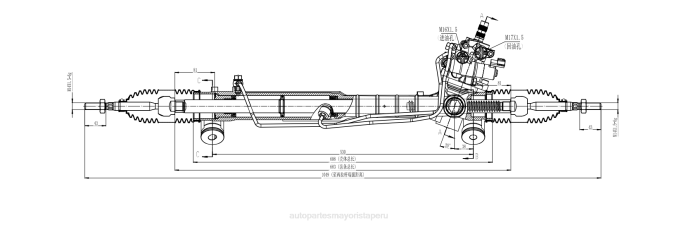 Repuestos De Auto La Plata cremallera de dirección asistida 44200-50180 2V4B2522 TOYOTA