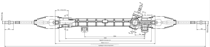 Repuestos De Motos Al Mayor Peru cremallera de dirección asistida 45510-68010 2V4B2480 TOYOTA