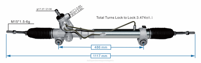 Repuestos Honda Motos Peru cremallera de dirección asistida 44200-28580 44200-28581 44200-28420 44200-28410 2V4B2455 TOYOTA