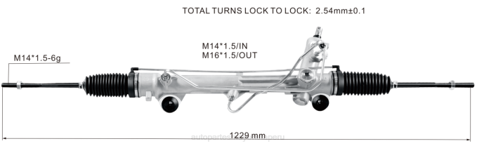 Repuestos De Motos Lima Peru cremallera de dirección asistida 2r3z-3504-barm 2V4B2677 FORD